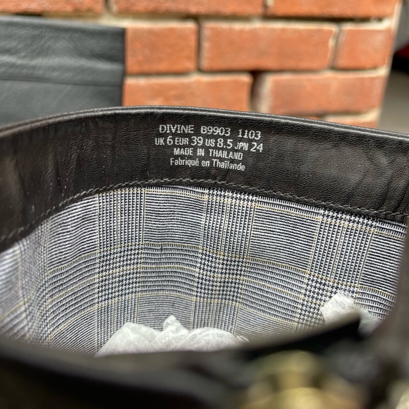 J shoes leather knee high wedge boots size 8.5 - Picture 8 of 12